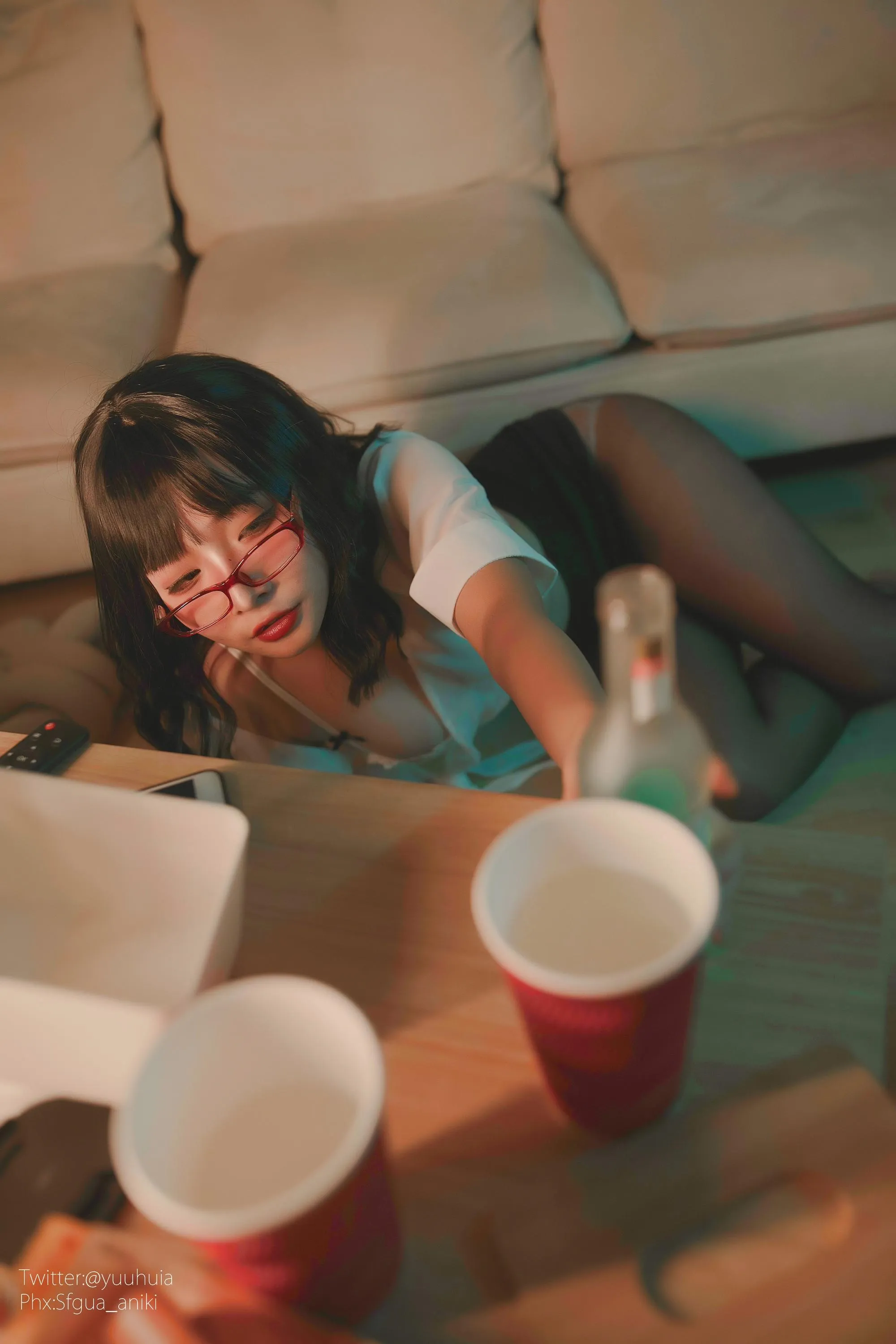 yuuhui玉汇 – NO.002 宿醉 [88P]插图4